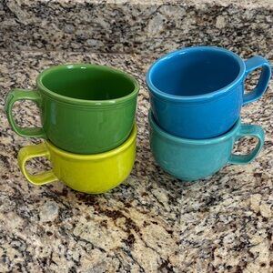 Fiesta Colorful Jumbo Mugs-Set of 4